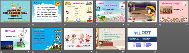 图片[2]-《Sam is going to ride horse》PPT课件3-第一PPT