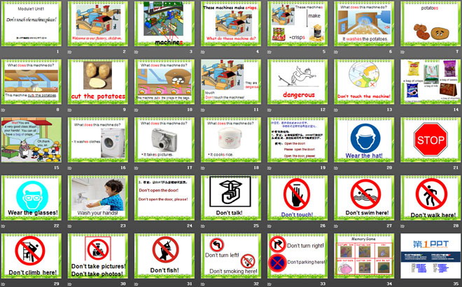 图片[2]-《Don’t touch the machinesplease!》PPT课件4-第一PPT