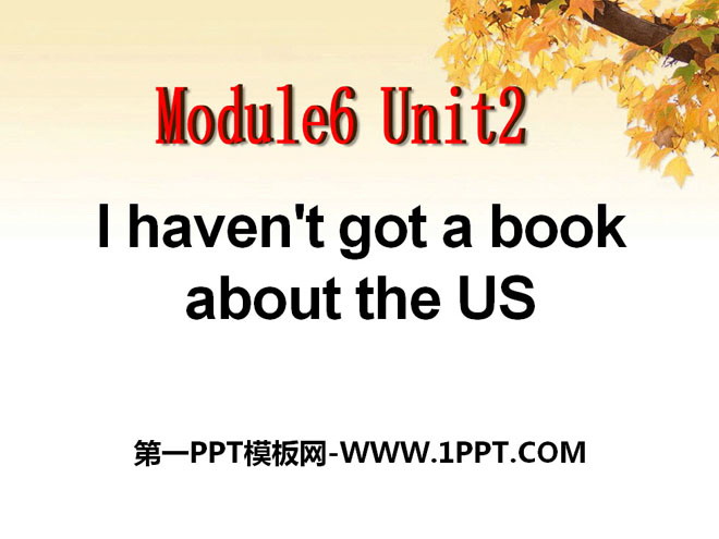 图片[1]-《I haven’t got a book about the US》PPT课件2-第一PPT