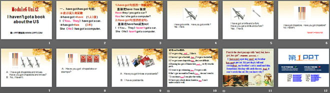 图片[2]-《I haven’t got a book about the US》PPT课件2-第一PPT
