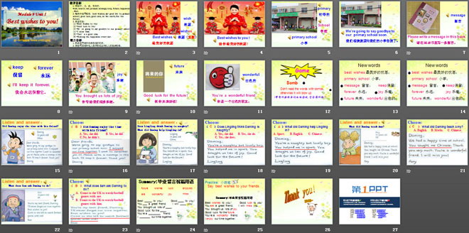 图片[2]-《Best Wishes to you》PPT课件3-第一PPT