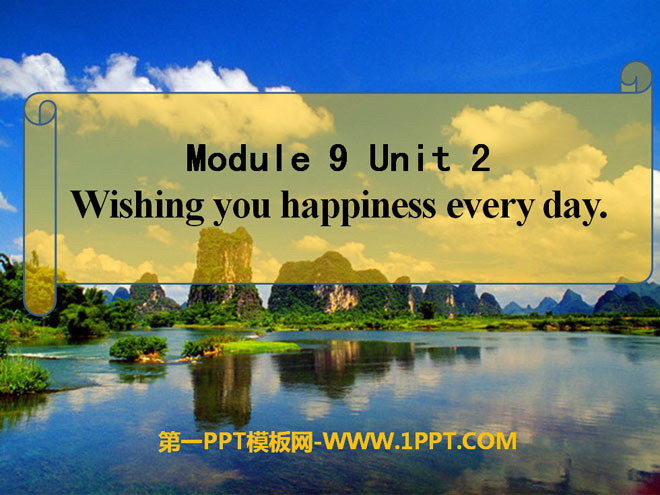 图片[1]-《Wishing you happiness every day》PPT课件5-第一PPT