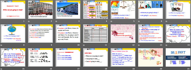 图片[2]-《What are you going to study?》PPT课件-第一PPT