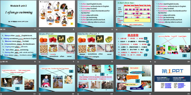 图片[2]-《I often go swimming》PPT课件2-第一PPT