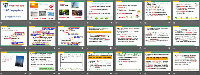 图片[2]-《Language in use》Wonders of the world PPT课件2-第一PPT