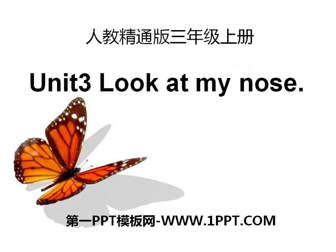 图片[1]-《Look at my nose》PPT课件4-第一PPT