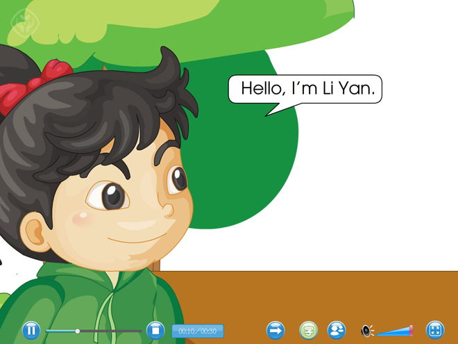 图片[1]-《I’m in Class OneGrade Three》Flash动画课件-第一PPT