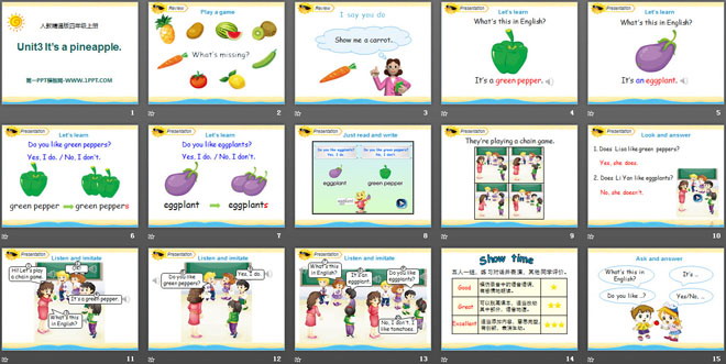 图片[2]-《It’s a pineapple》PPT课件4-第一PPT