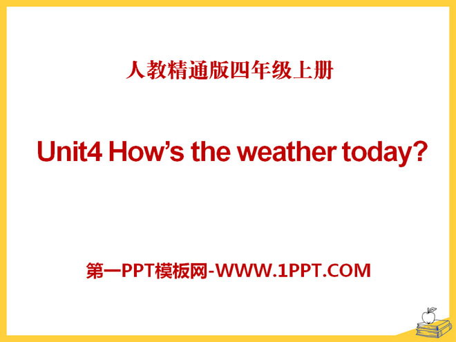 图片[1]-《How’s the weather today?》PPT课件3-第一PPT