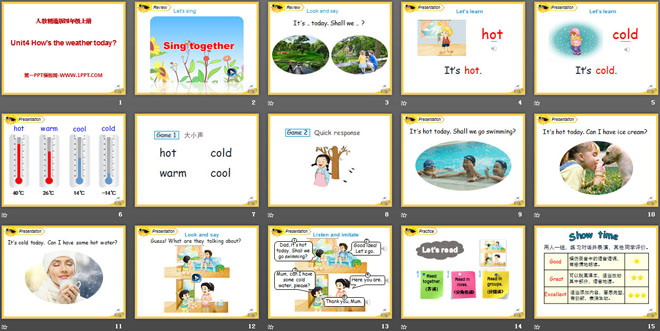 图片[2]-《How’s the weather today?》PPT课件3-第一PPT