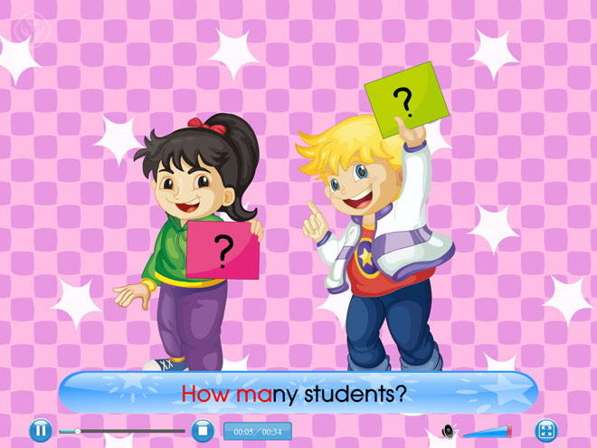 图片[1]-《There are forty students in our class》Flash动画课件5-第一PPT