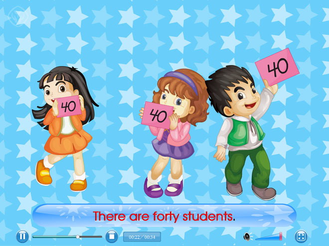 图片[2]-《There are forty students in our class》Flash动画课件5-第一PPT