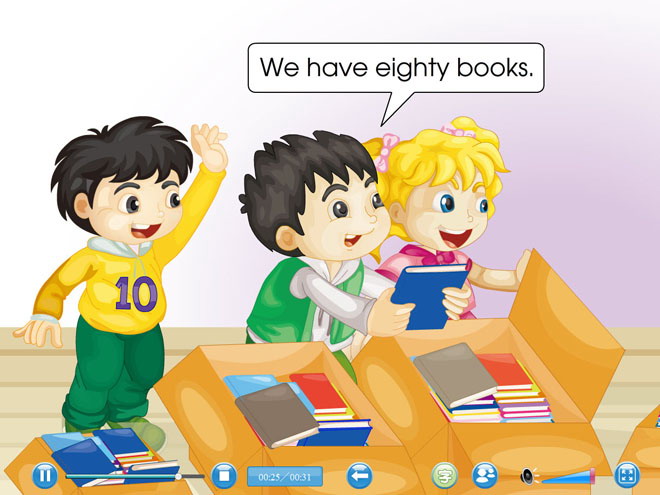 图片[2]-《There are forty students in our class》Flash动画课件9-第一PPT