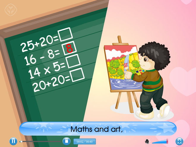 图片[1]-《What subject do you like best》Flash动画课件5-第一PPT