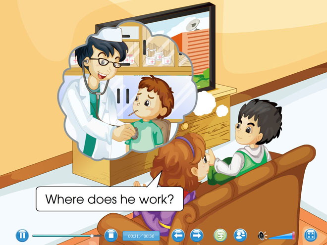 图片[2]-《Where do you work?》Flash动画课件2-第一PPT