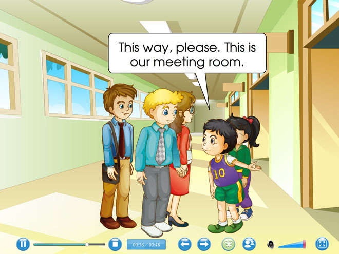 图片[2]-《Welcome to our school》Flash动画课件7-第一PPT