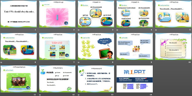 图片[2]-《We should obey the rules》PPT课件4-第一PPT