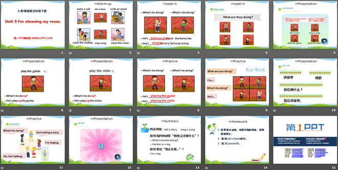图片[2]-《I’m cleaning my room》PPT课件4-第一PPT