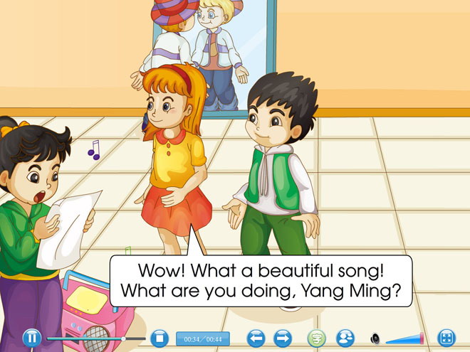 图片[2]-《I’m cleaning my room》Flash动画课件4-第一PPT