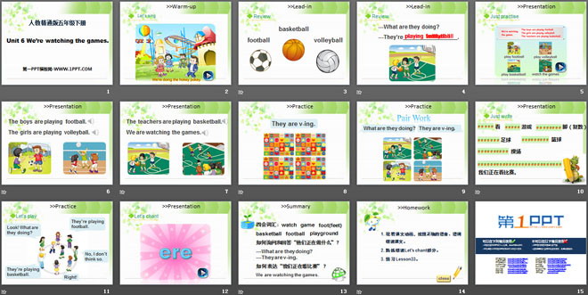图片[2]-《We’re watching the games》PPT课件2-第一PPT