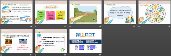 图片[3]-《There are four seasons in a year》PPT课件3-第一PPT
