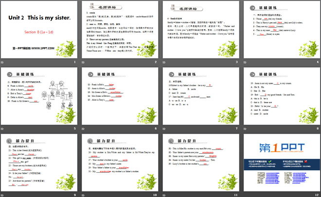 图片[2]-《This is my sister》PPT课件11-第一PPT