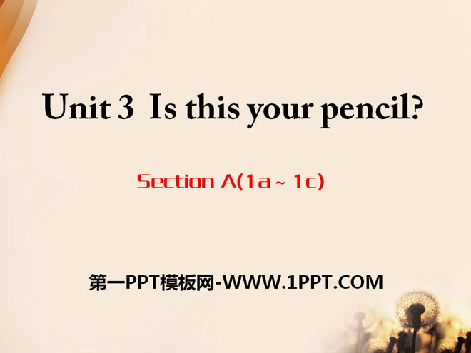图片[1]-《Is this your pencil?》PPT课件10-第一PPT