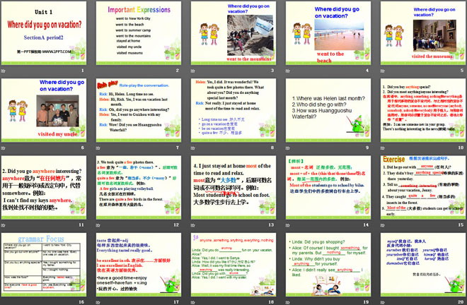 图片[2]-《Where did you go on vacation?》PPT课件15-第一PPT