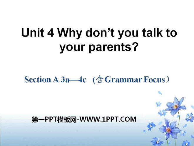 图片[1]-《Why don’t you talk to your parents?》PPT课件8-第一PPT