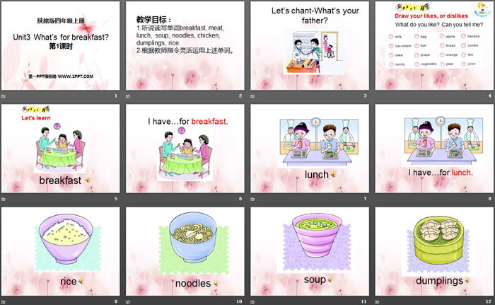 图片[2]-《What’s for Breakfast?》PPT-第一PPT
