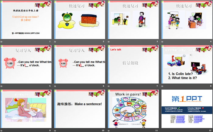 图片[2]-《Get Up on Time》PPT课件-第一PPT
