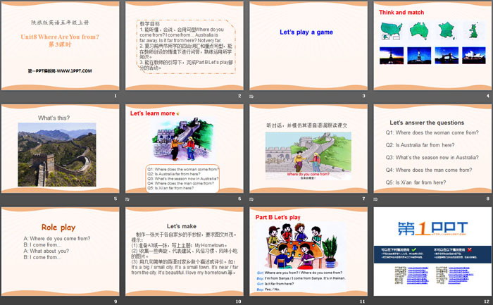 图片[2]-《Where Are You from?》PPT下载-第一PPT