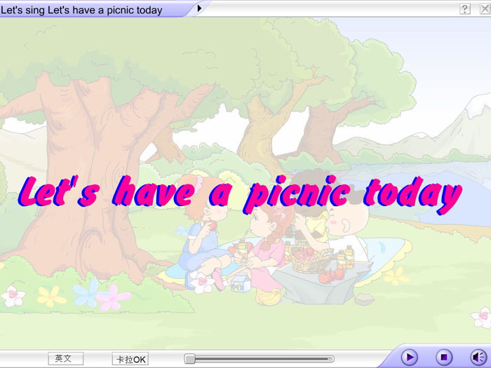 图片[1]-《Let’s Go on a Picnic》Flash动画下载-第一PPT