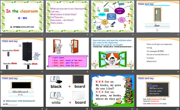 图片[2]-《In the classroom》PPT-第一PPT