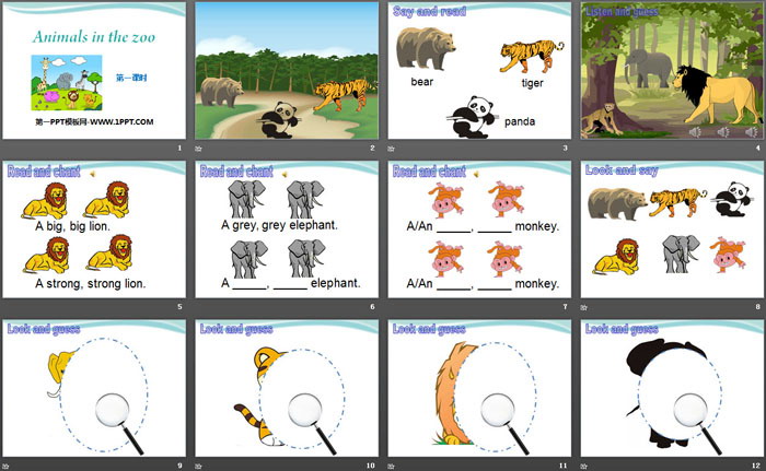 图片[2]-《Animals in the zoo》PPT-第一PPT