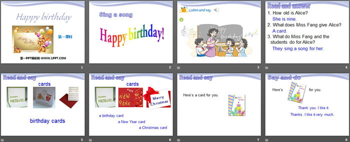 图片[2]-《Happy birthday》PPT-第一PPT