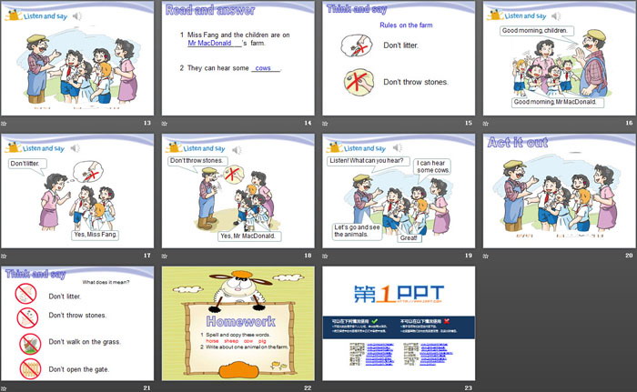 图片[3]-《A day on the farm》PPT-第一PPT
