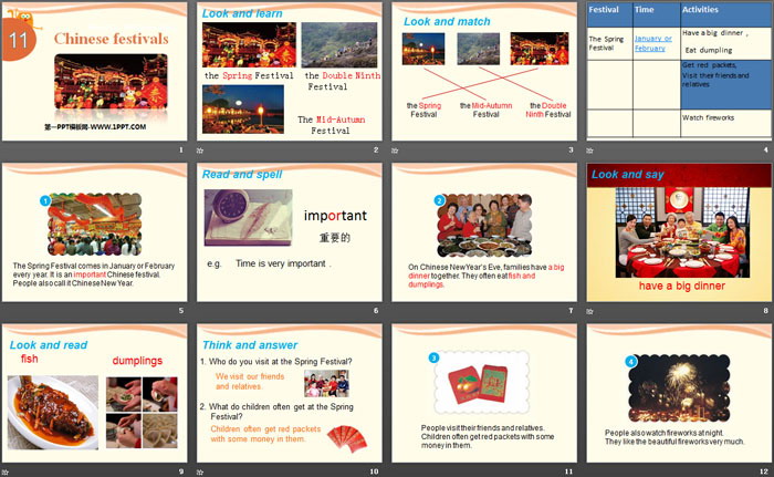 图片[2]-《Chinese festivals》PPT-第一PPT