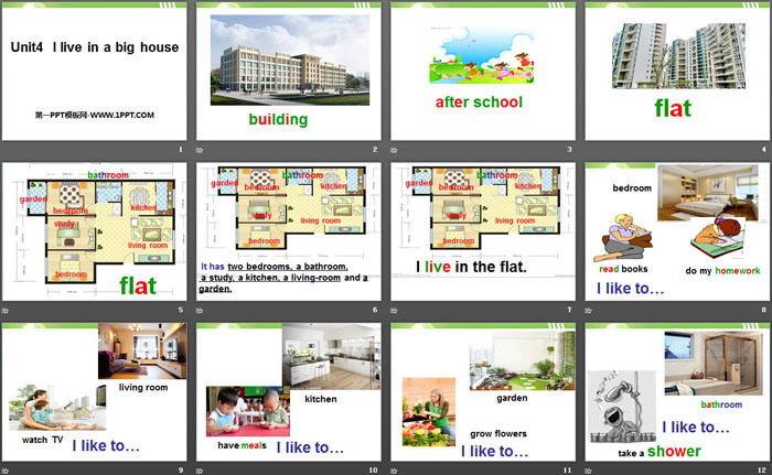 图片[2]-《I live in a big house》PPT-第一PPT