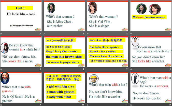 图片[2]-《He looks like a cook?》PPT-第一PPT