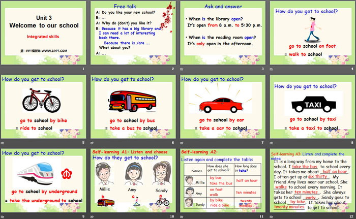 图片[2]-《Welcome to our school》Integrated skillsPPT课件-第一PPT