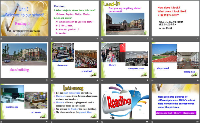 图片[2]-《Welcome to our school》ReadingPPT-第一PPT