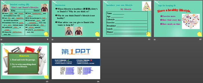 图片[3]-《Food and lifestylee》ReadingPPT-第一PPT