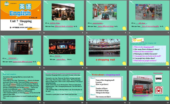 图片[2]-《Shopping》TaskPPT-第一PPT