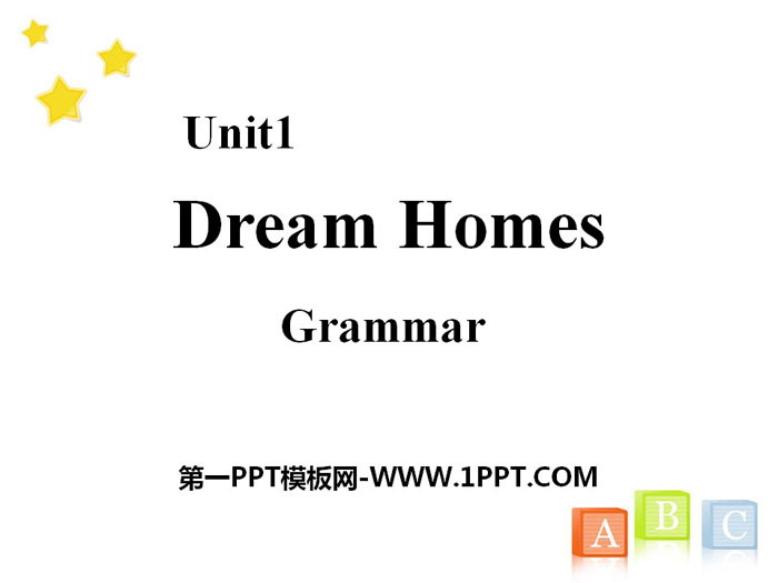 图片[1]-《Dream homes》GrammarPPT-第一PPT