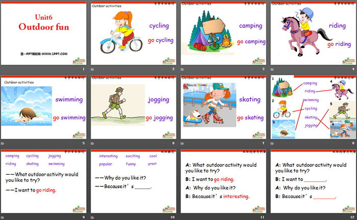 图片[2]-《Outdoor fun》PPT-第一PPT