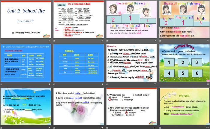 图片[2]-《School life》GrammarPPT课件-第一PPT