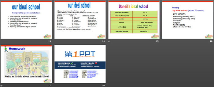 图片[3]-《School life》TaskPPT课件-第一PPT