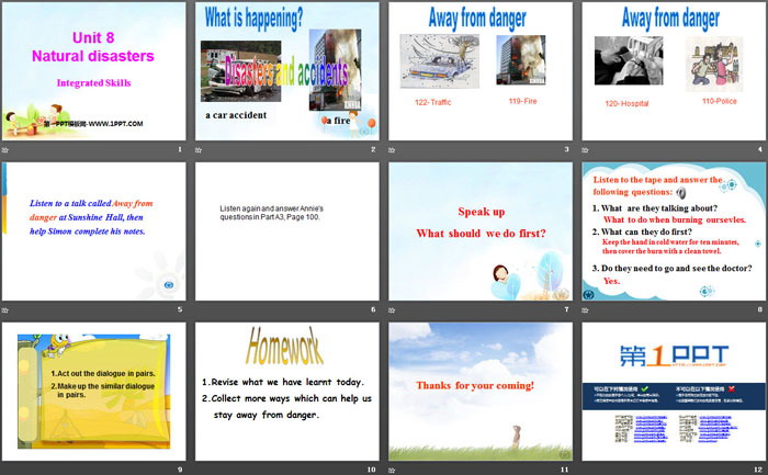 图片[2]-《Natural disasters》Integrated skillsPPT-第一PPT