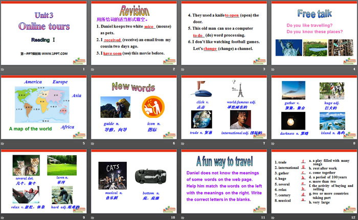 图片[2]-《Online tours》ReadingPPT-第一PPT